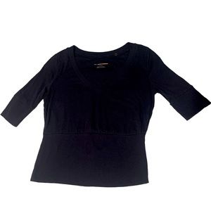 Anthropologie Pilcro and the Letterpress Top Navy